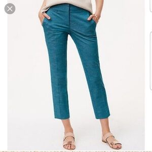 LOFT Marissa Vibrant Blue Chino Pants